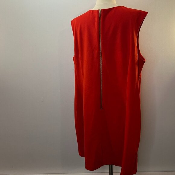 Sharagano Women's New Red Stretch Sleeveless Bow Dress - Size 22W - NWT - Picture 5 of 5